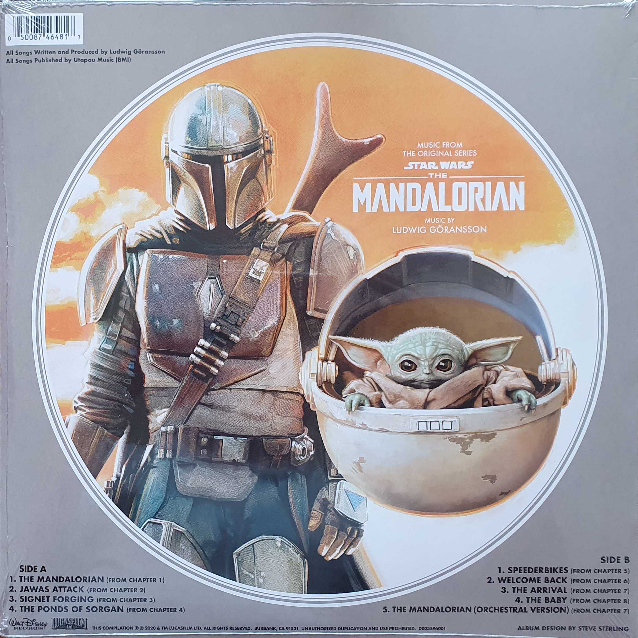 Picture of D003596001 Star Wars: The Mandalorian (Music From The Original Series) by artist Ludwig Goransson from ITV, Channel 4 and Channel 5 library